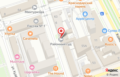 Свердловский районный суд в Перми на карте