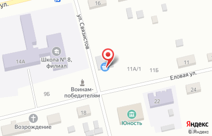 Продуктовый магазин Абсолют в Правобережном районе на карте