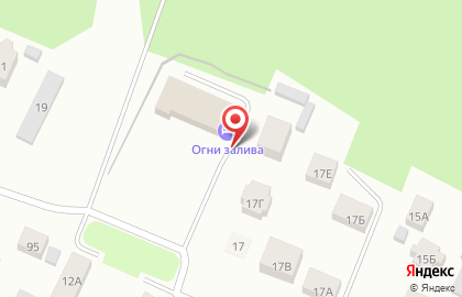 Гостиница Огни залива на карте