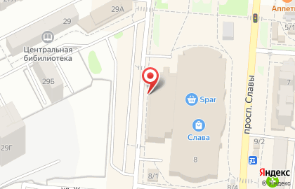 Банкомат Райффайзенбанк на проспекте Славы, 8 в Копейске на карте