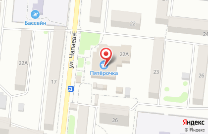 Фирменный магазин Ермолино на улице Чапаева на карте