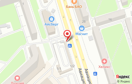 Автостоянка в Брянске на карте
