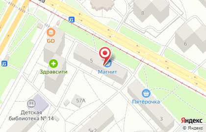 Торговый дом Юнона в Дзержинском районе на карте