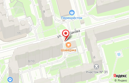 Магазин зоотоваров в Приморском районе на карте