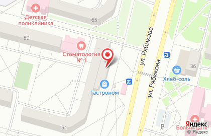 Магазин фруктов и овощей в Центральном районе на карте