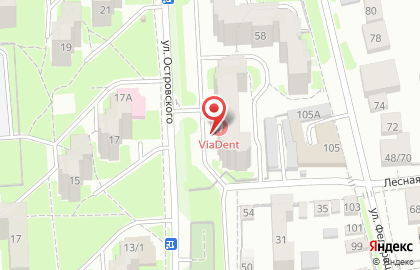 Служба доставки Мт-суши на улице Островского на карте