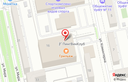 Производственная компания Сев-Евродрайф на улице Коминтерна на карте