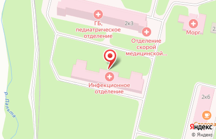 Больница Краснокамская городская больница на улице Пушкина на карте