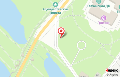 Автостоянка на ул. Чкалова (Гатчинский район), 64в на карте