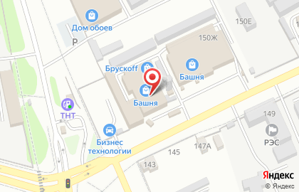 Линия света на Авиационной улице на карте