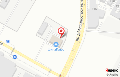 Шинный центр Шинаплюс в Чебоксарах на карте