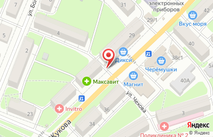 Киоск по продаже печатной продукции Роспечать на улице Маршала Жукова, 29а киоск на карте