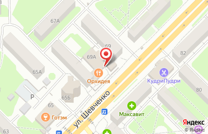 Группа компаний Шейновский Карьер Управление подсобных предприятий на улице Шевченко на карте