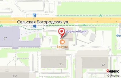 Пекарня-кондитерская Брауни на Сельской Богородской улице на карте