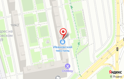 Магазин постельных принадлежностей Ивановский Текстиль на Дмитровском шоссе на карте