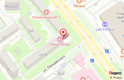 Студия красоты Trend на улице Ляпидевского на карте