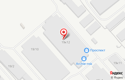 Магазин бытовой техники Проспект в Новосибирске на карте