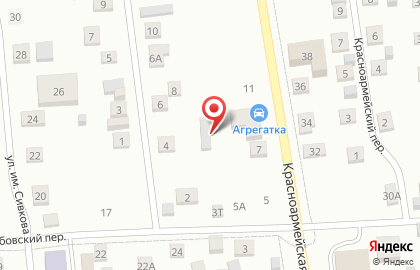Компания по авторазбору на Красноармейской улице на карте