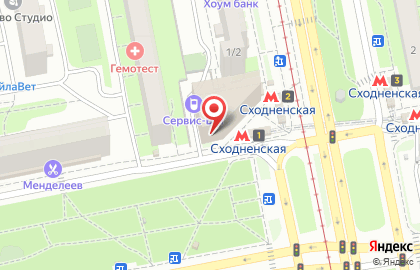 Аврора-Сервис на улице Героев Панфиловцев на карте