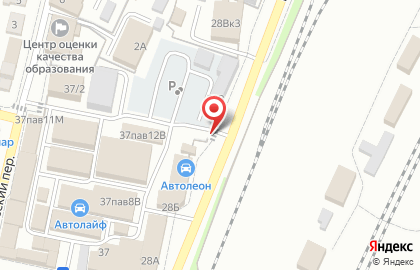 Автостоянка в Брянске на карте