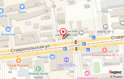 МТС на Ставропольской улице на карте