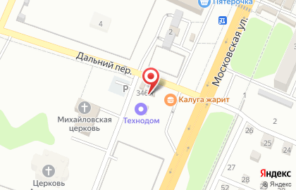 Шиномонтажная мастерская на Московской улице на карте