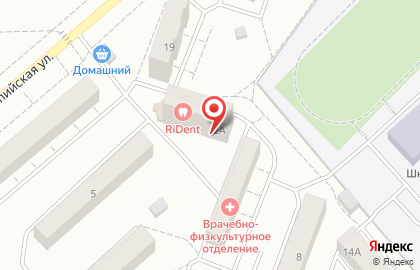 Стоматологический кабинет Rident на Олимпийской улице на карте