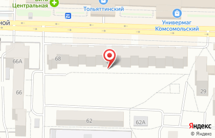 Парикмахерская Иволга в Комсомольском районе на карте