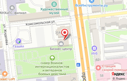 Строительная компания Ковчег на проспекте Ленина на карте