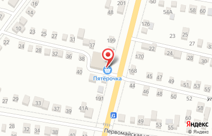 Супермаркет Пятёрочка на улице Гагарина на карте