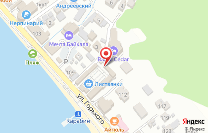 Рынок листвянки, МУП на карте