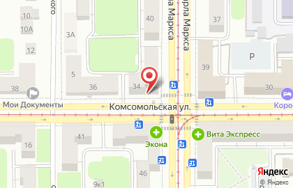 Авиакасса МагТрансАвиа на карте