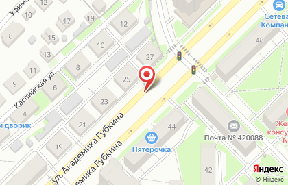 МЧС, ООО Фон на улице Академика Губкина на карте