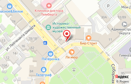 Киоск Первая полоса на Советской улице на карте