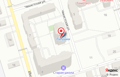 Ветеринарная клиника Лапушки на карте