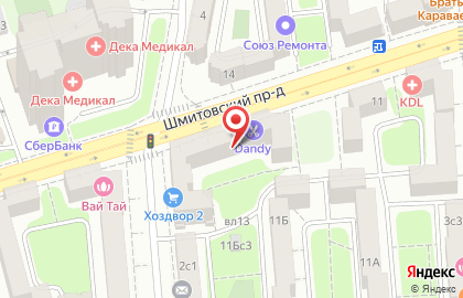 Ветклиника ЗооПорт в Шмитовском проезде на карте