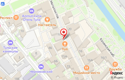 Стрит-фуд кафе Its Hot на улице Металлистов на карте