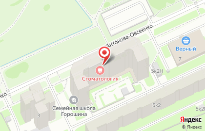Бейби на улице Антонова-Овсеенко на карте
