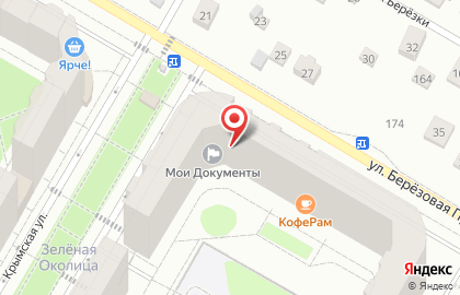 Московское областное бюро технической инвентаризации на Крымской улице на карте