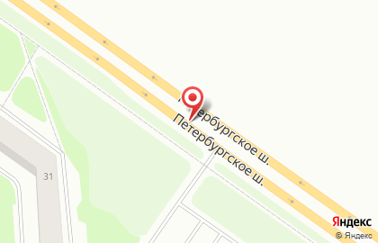 Особняк в Стрельне на карте
