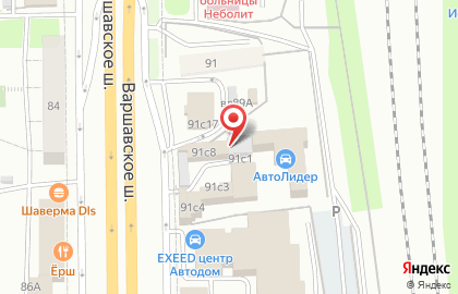 Автосервис в Москве на карте