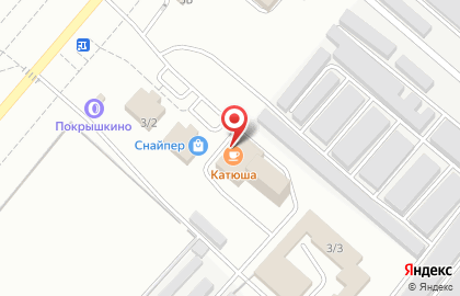Кафе Катюша в Кировском районе на карте