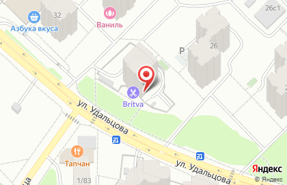 Дом на Удальцова, 26-1, ТСЖ на карте