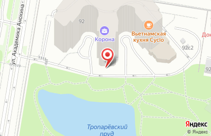 Тепло-арт на Юго-Западной на карте