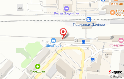 Метатр в Вокзальном проезде на карте