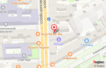 Барбершоп BOYare Barbershop на Московском проспекте на карте