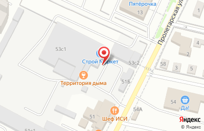 Компания ДроваМос на Пролетарской улице на карте