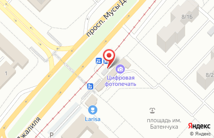 Салон связи Связной на проспекте Мусы Джалиля на карте