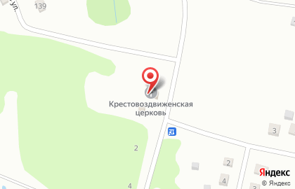 Храм Воздвижения Креста Господня на Мирной улице на карте