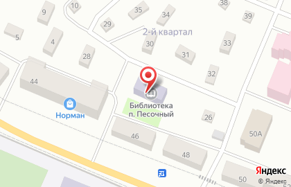 Библиотека №2, Курортный район на карте